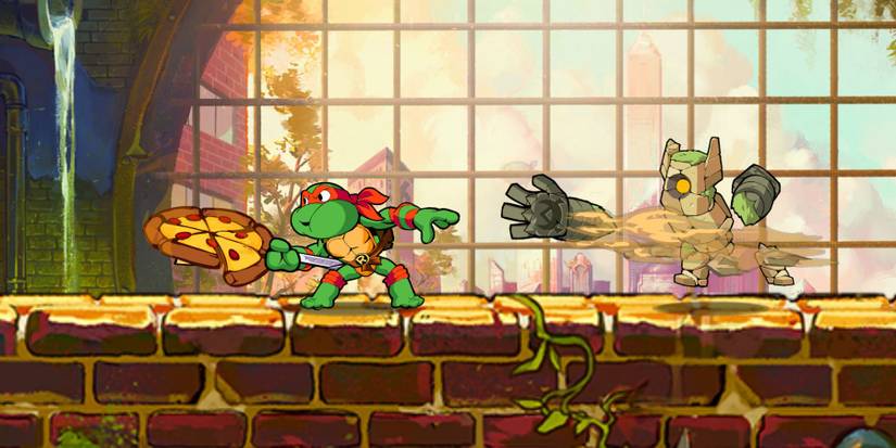 Brawlhalla two characters are fighting