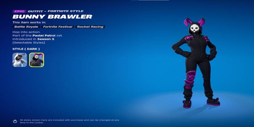 Bunny Brawler Dark Fortnite