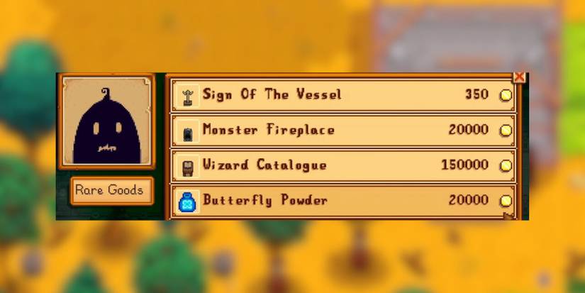 butterfly powder in krobus inventory.