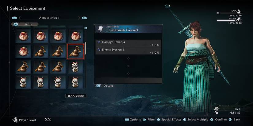 Calabash Gourd accessory in Rise of the Ronin