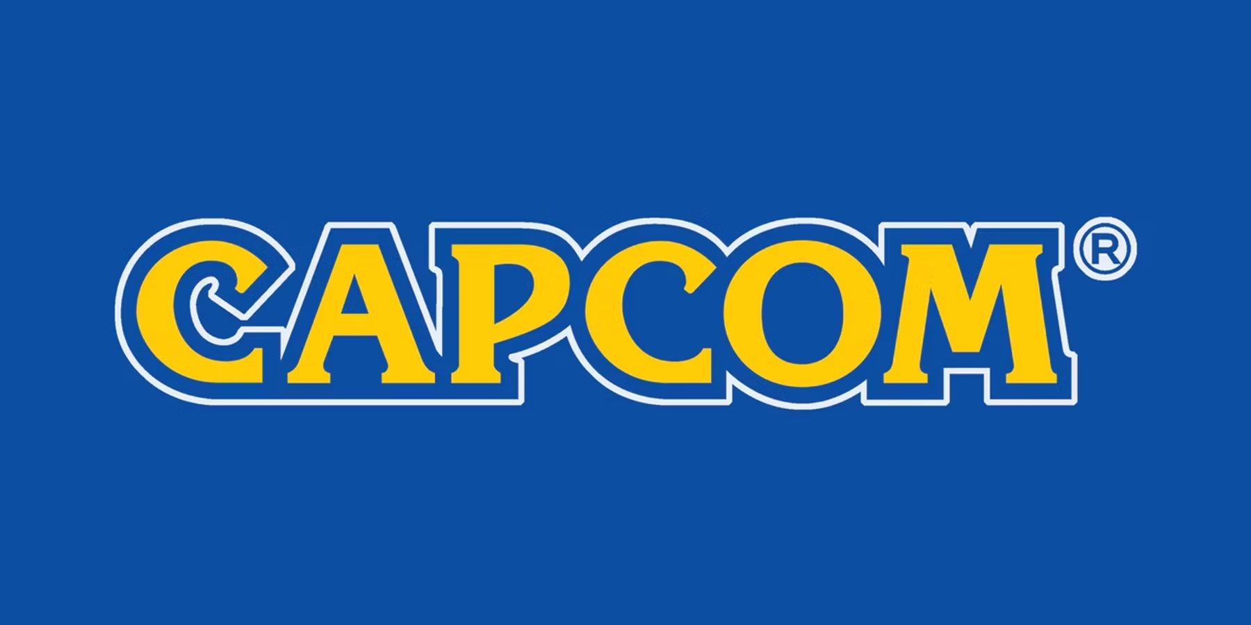 capcom logo with blue background