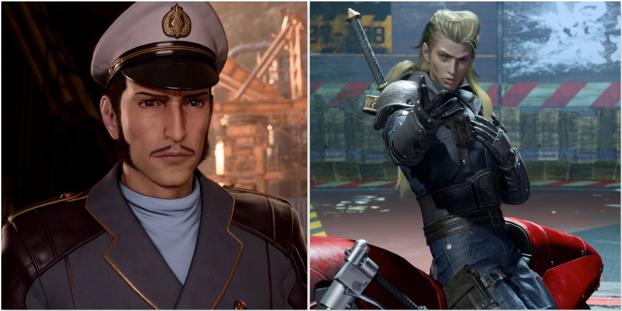Captain Titov and Roche in Final Fantasy 7 Rebirth