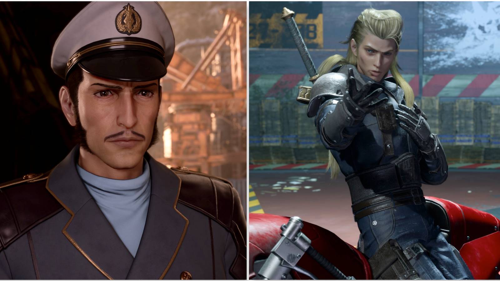 Captain Titov and Roche in Final Fantasy 7 Rebirth