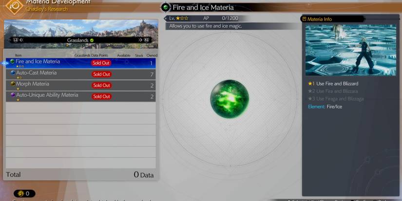 Chadley's Materia Shop in Final Fantasy 7 Rebirth