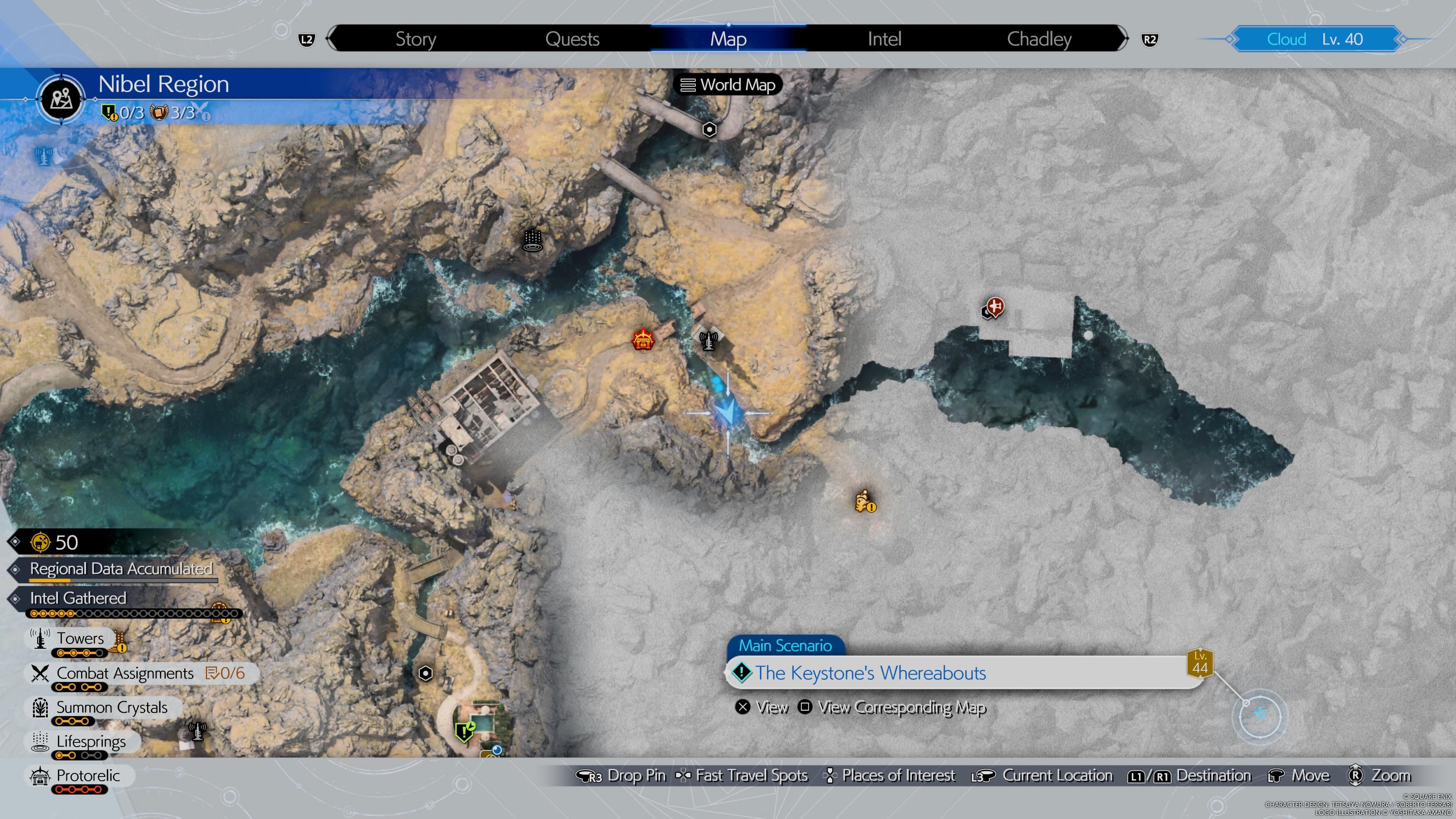 Chocograss #10 Map Location in Final Fantasy 7 Rebirth