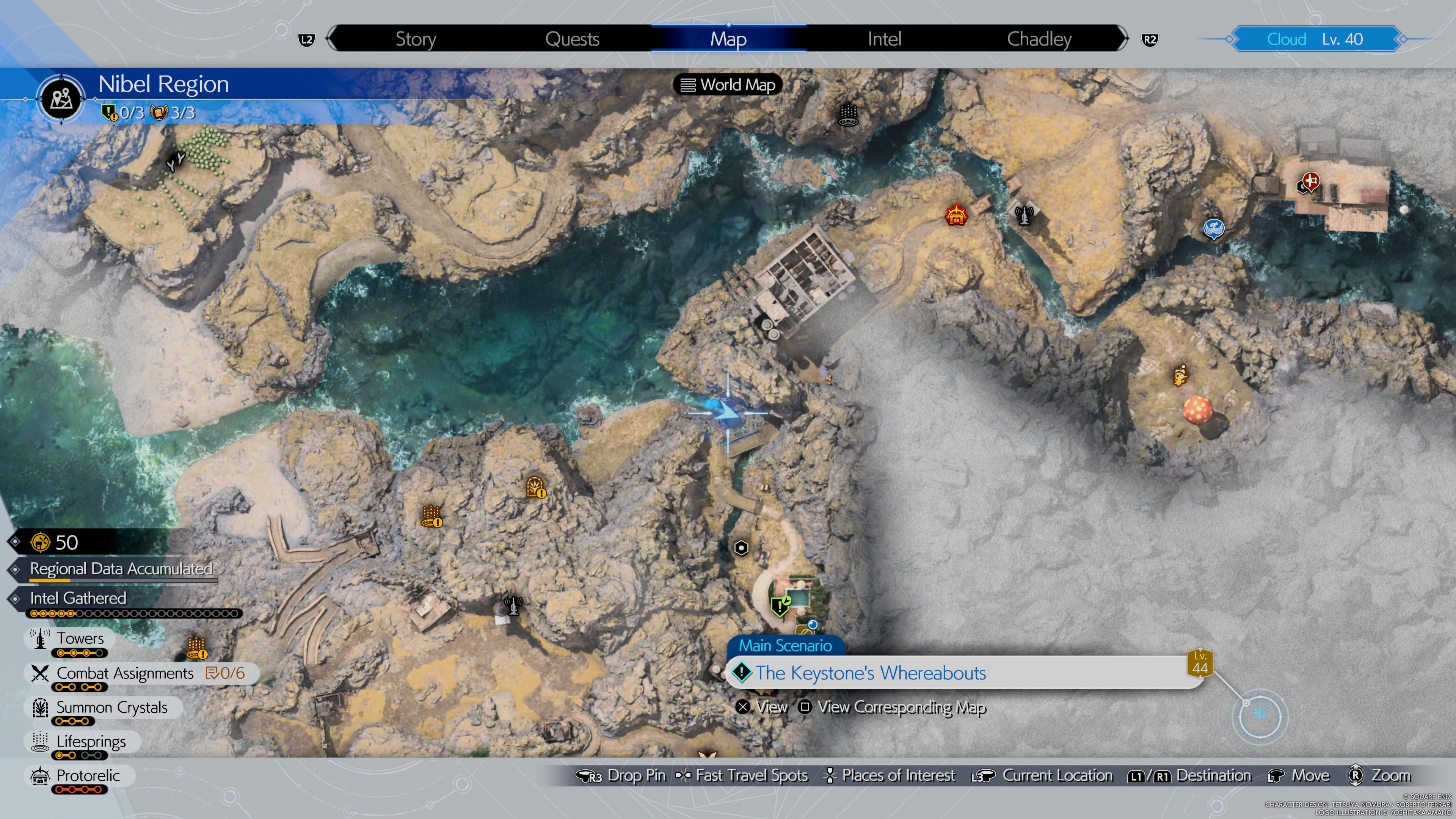 Chocograss #12 Map Location in Final Fantasy 7 Rebirth