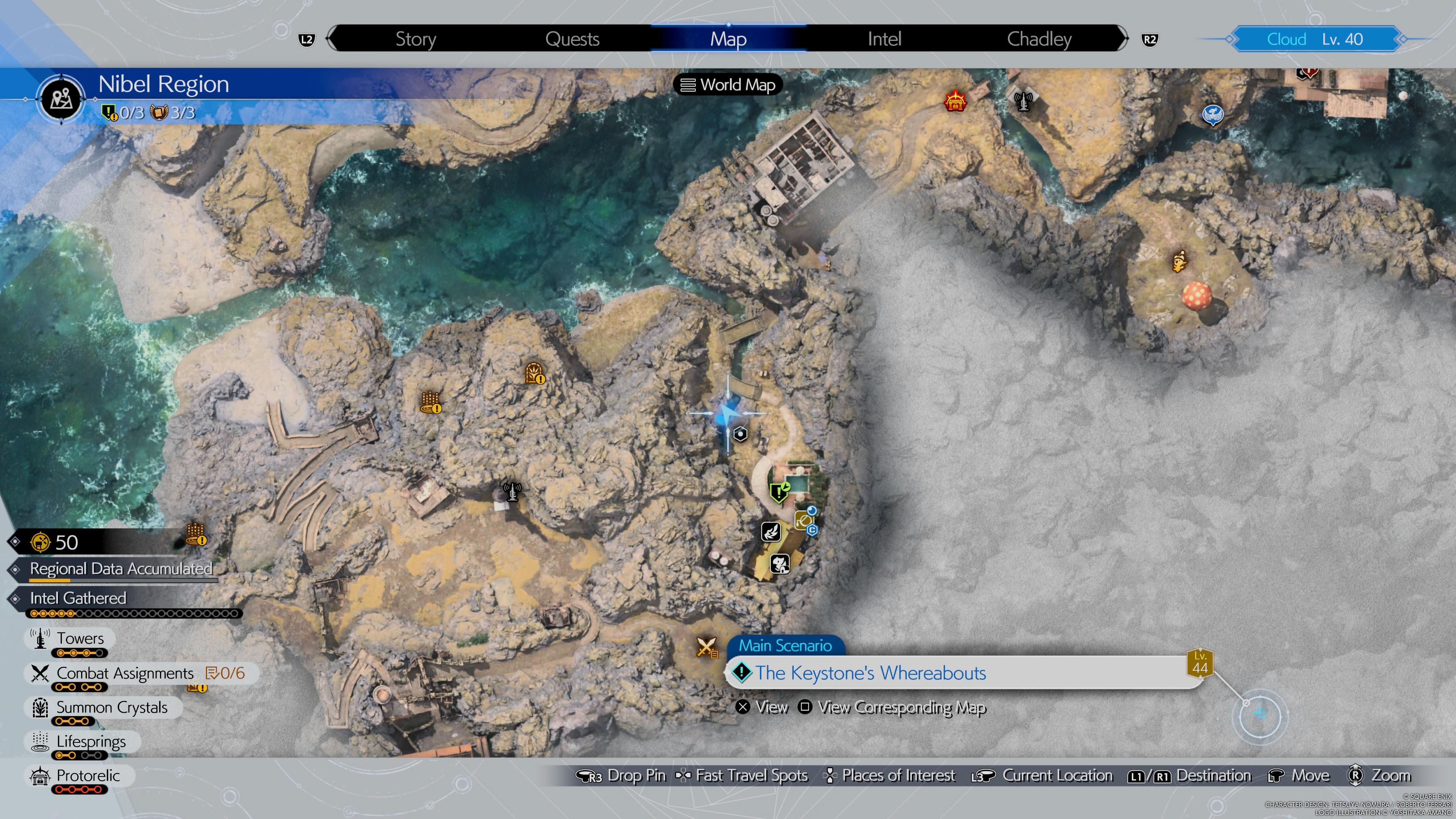 Chocograss #13 Map Location in Final Fantasy 7 Rebirth