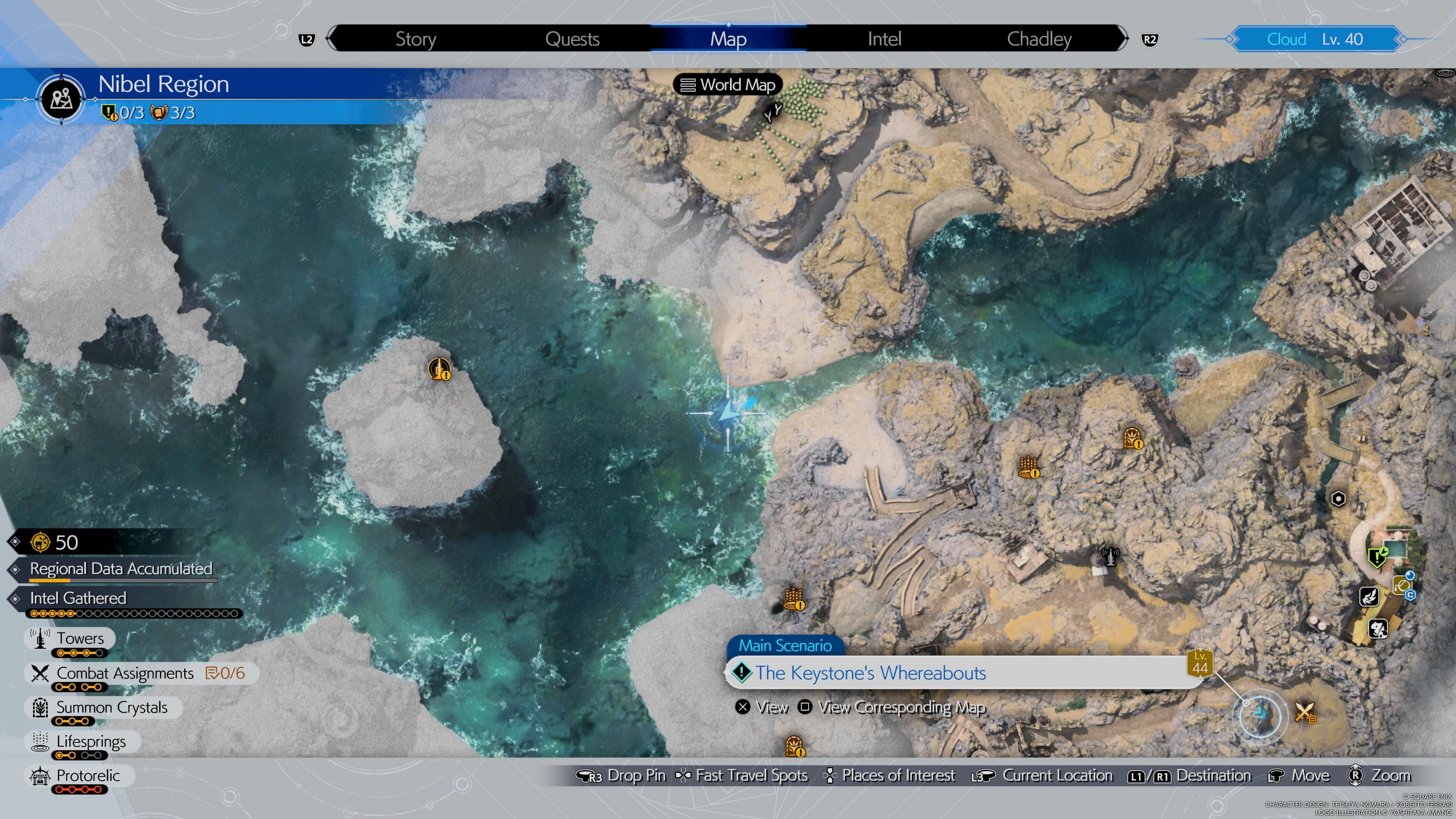 Chocograss #14 Map Location in Final Fantasy 7 Rebirth