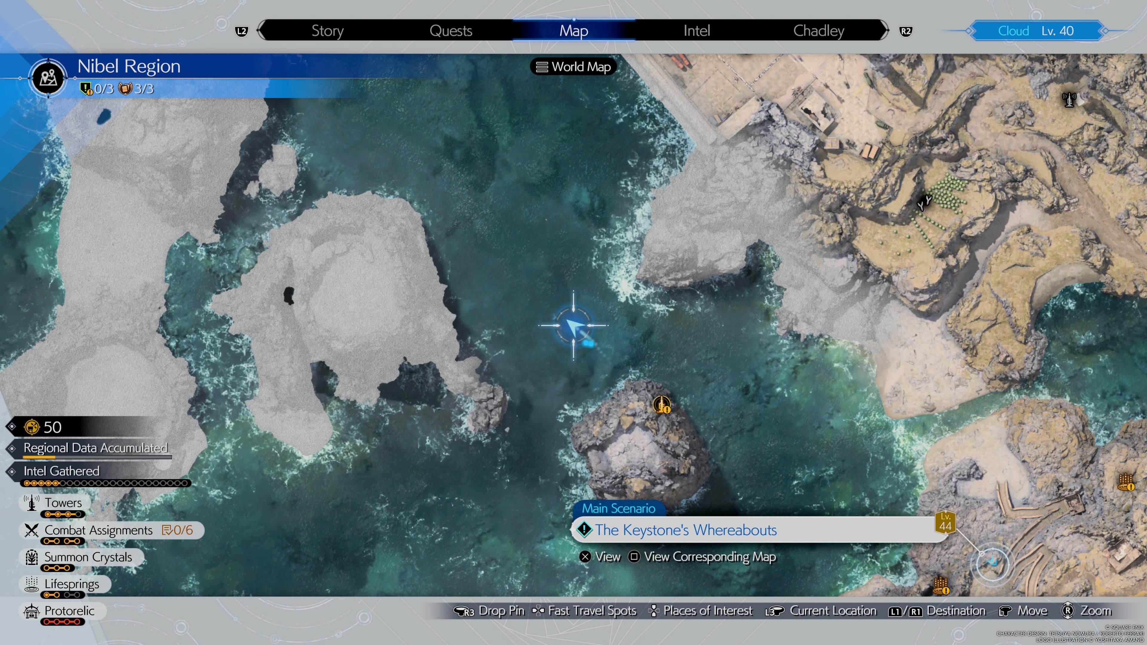 Chocograss #19 Map Location in Final Fantasy 7 Rebirth