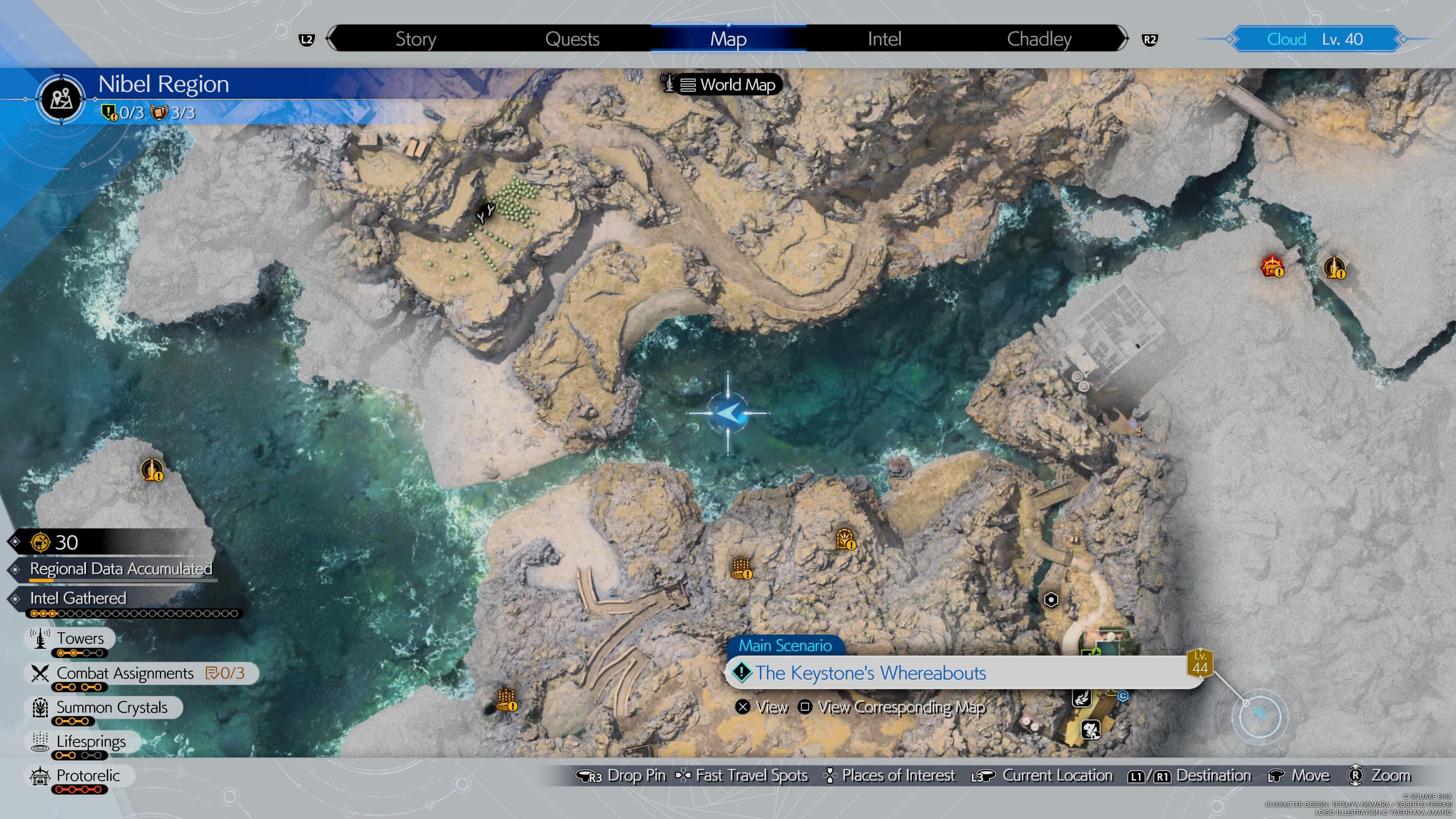 Chocograss #2 Map Location in Final Fantasy 7 Rebirth
