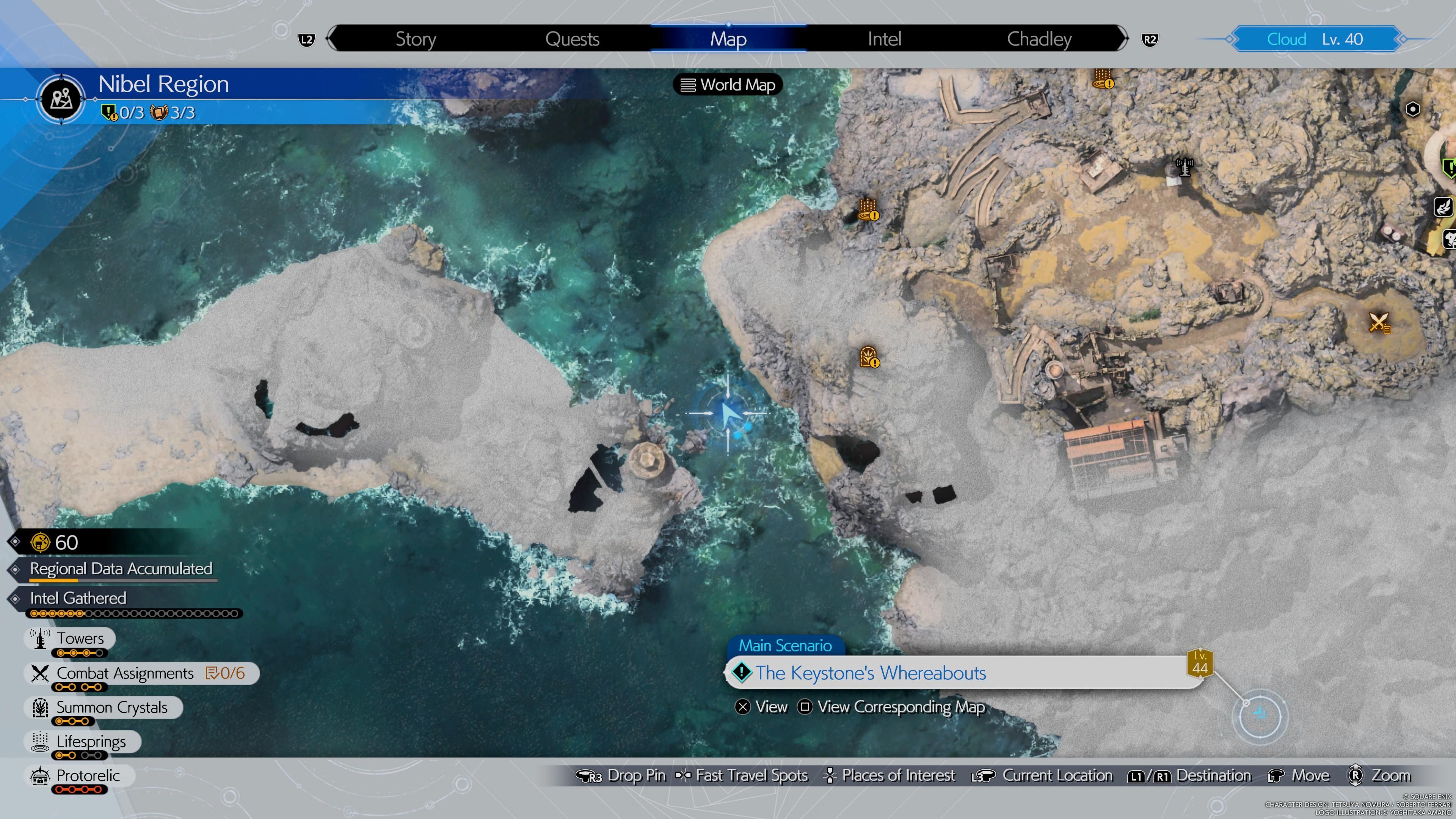 Chocograss #36 Map Location in Final Fantasy 7 Rebirth
