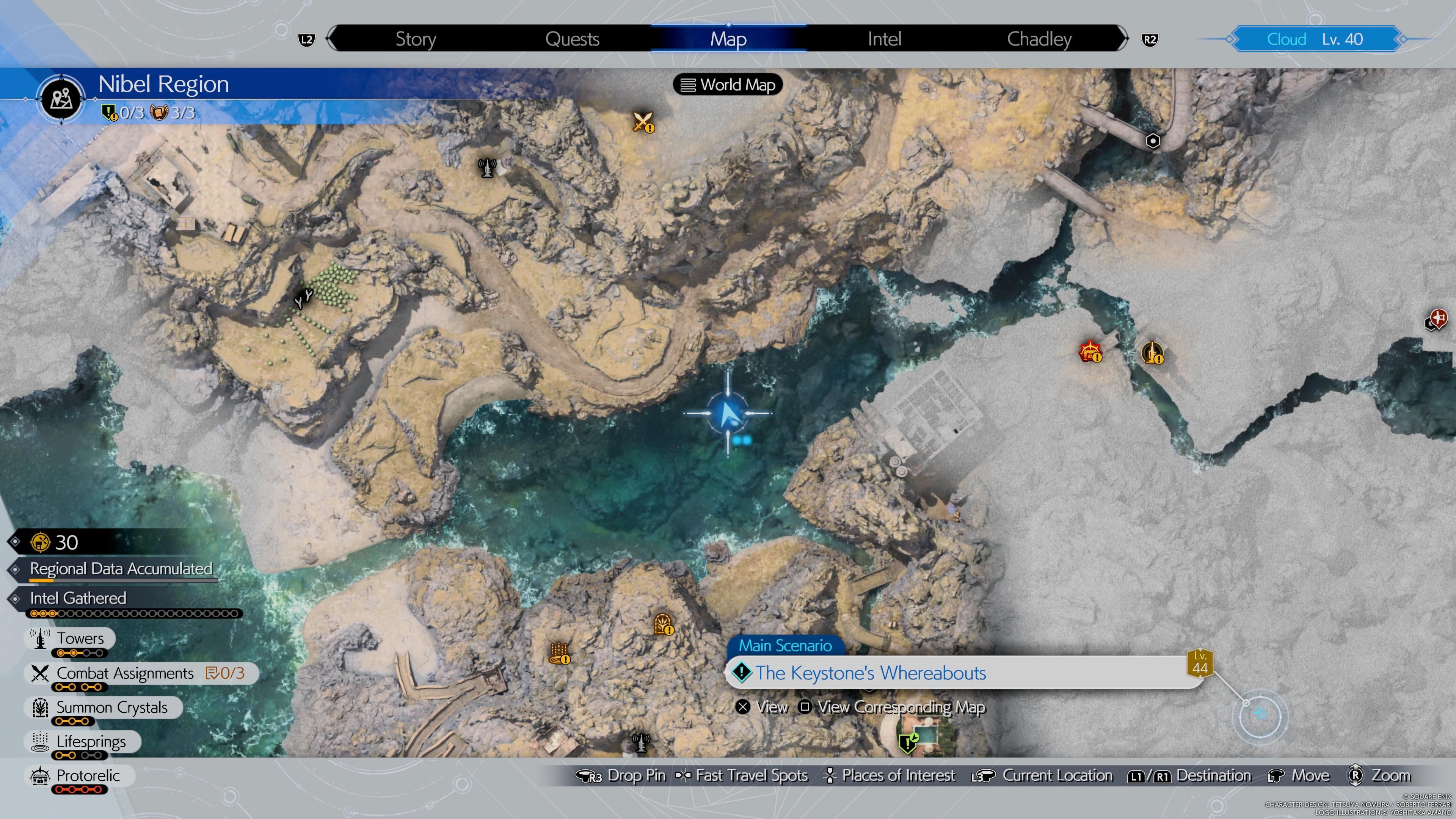 Chocograss #4 Map Location in Final Fantasy 7 Rebirth