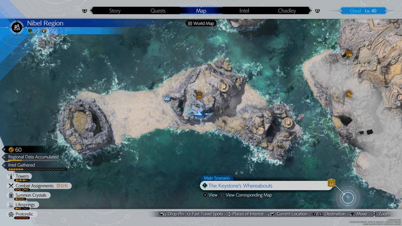 Chocograss #40 Map Location in Final Fantasy 7 Rebirth