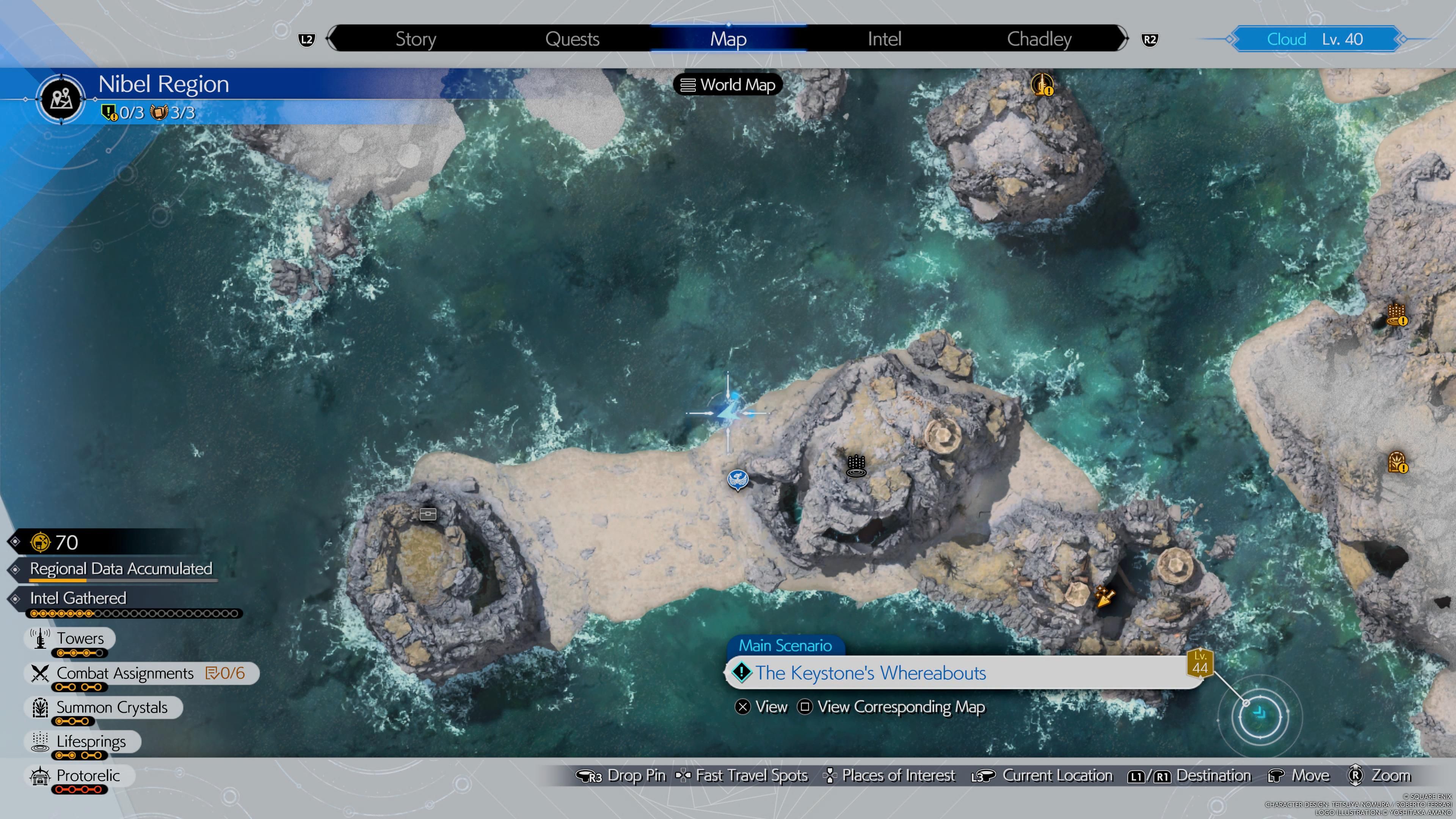 Chocograss #42 Map Location in Final Fantasy 7 Rebirth