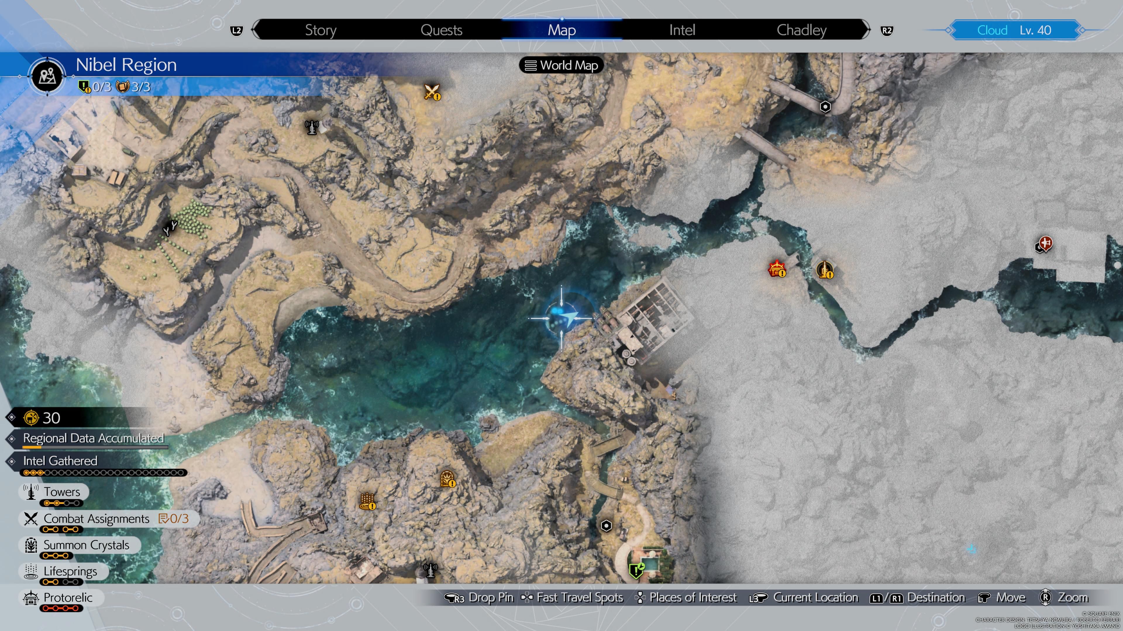Chocograss #5 Map Location in Final Fantasy 7 Rebirth