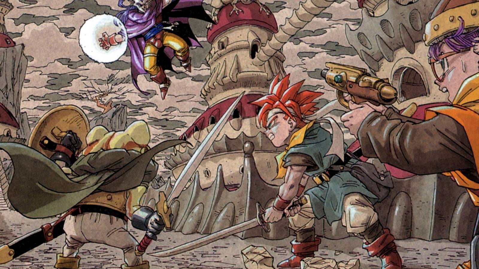 Chrono Trigger magus battle official art