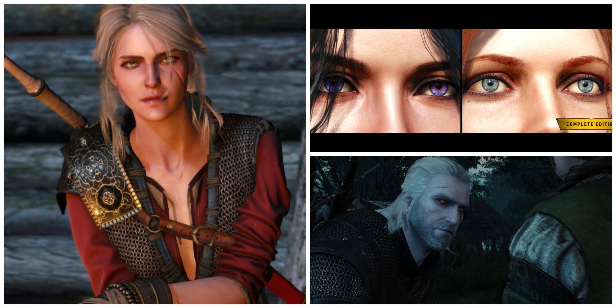 Ciri, Yennifer, Triss, Geralt