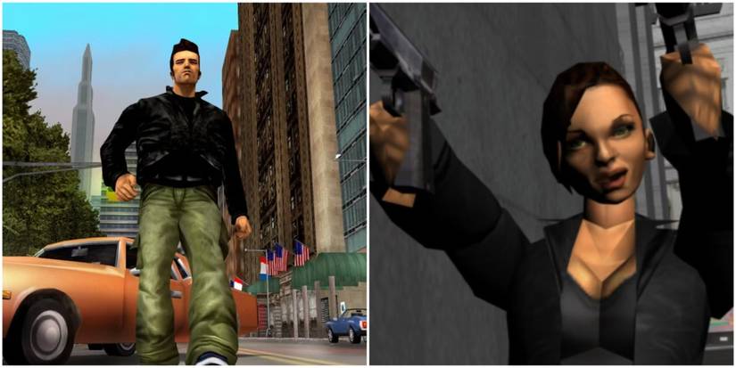 Claude and Catalina in Grand Theft Auto 3