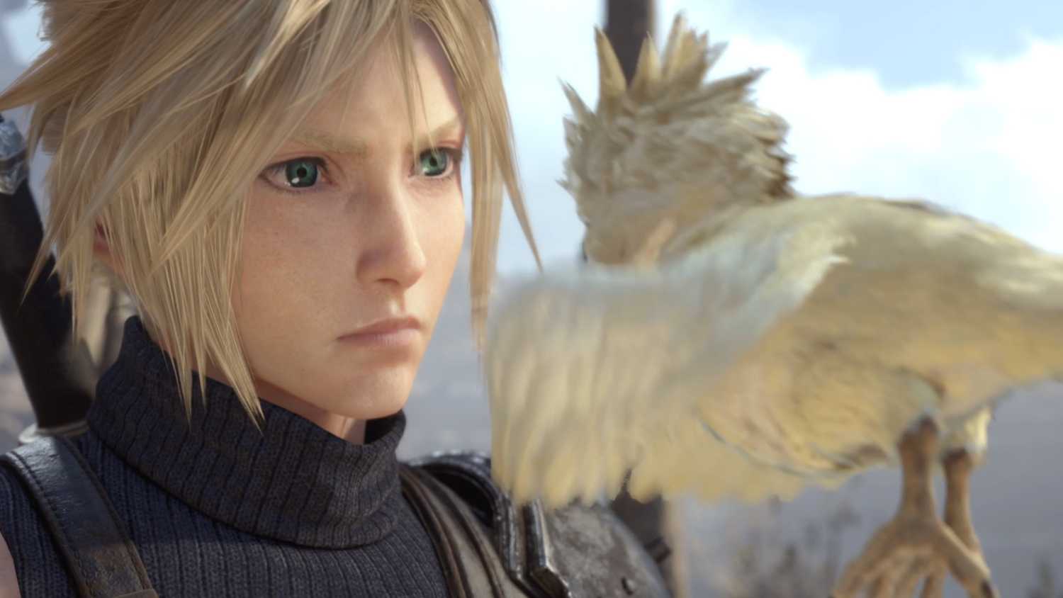 Cloud and Cloud Jr in Final Fantasy 7 Rebirth