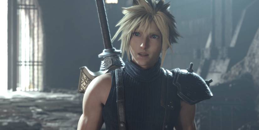 Cloud at Mythril Mines in Final Fantasy 7 Rebirth