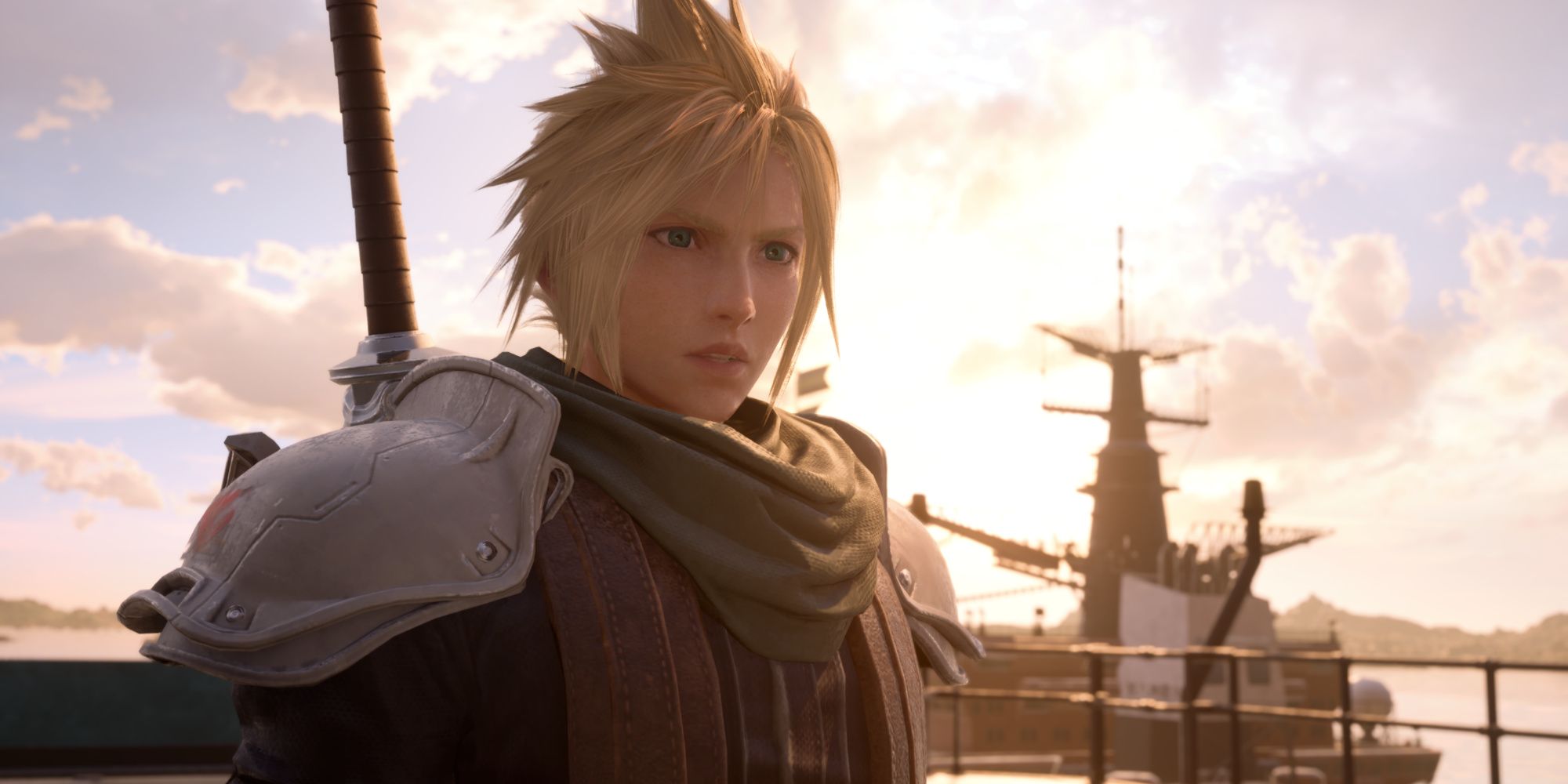 Cloud dressed as a soldier in Final Fantasy 7 Rebirth