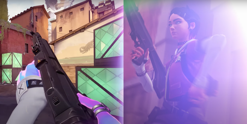 Clove using the Guardian Valorant gun in their gameplay trailer
