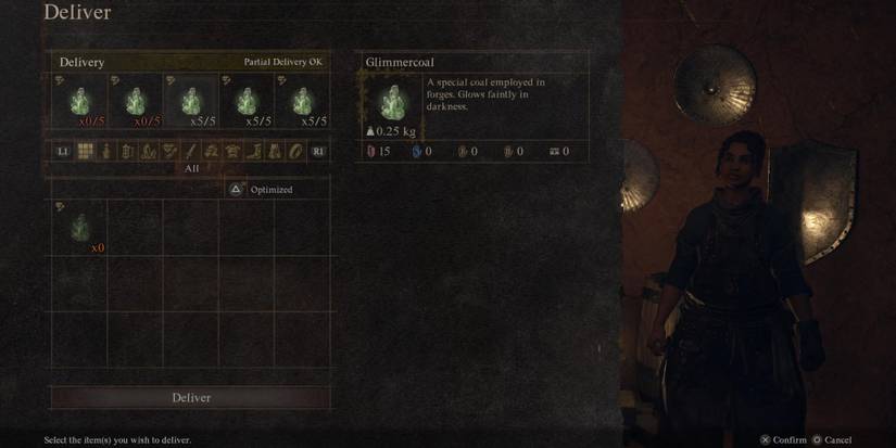 Collecting Glimmercoal in Dragon's Dogma 2