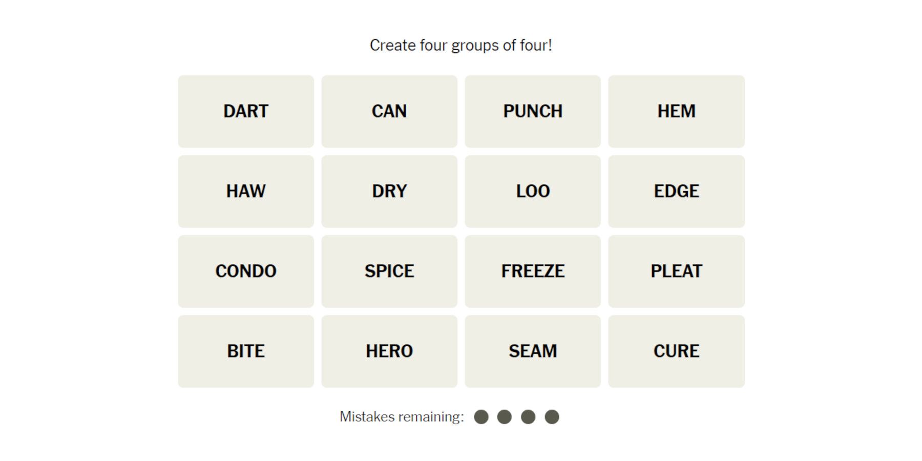 Connections-How-To-Play-New-York-Times-March-8-2024-Words - Words in the NYT Connections Puzzle #271 for March 8, 2024