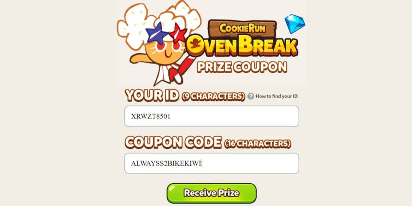 Cookie Run OvenBreak: the codes tab