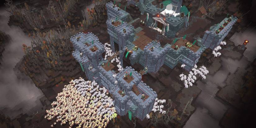 Countless Horrors attacking a base in Cataclismo