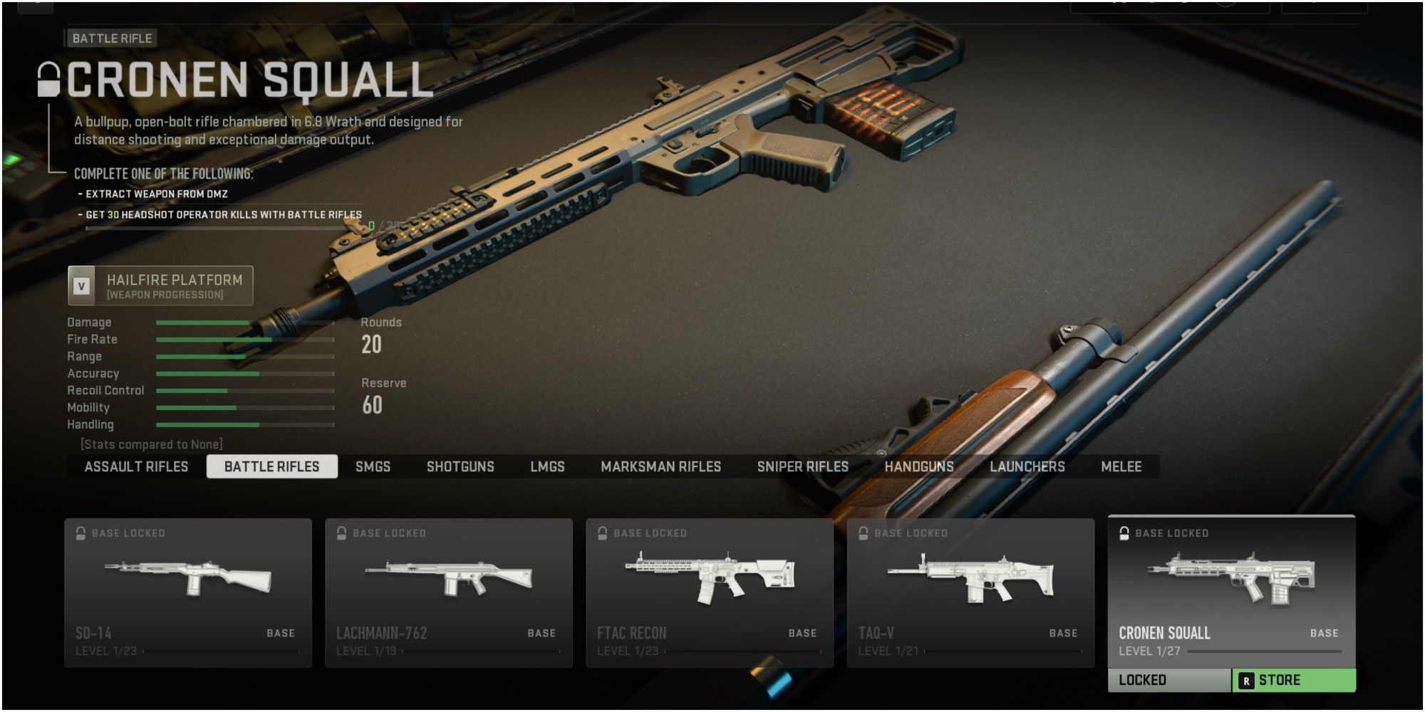Cronen Squall Battle Rifle Call Of Duty Warzone Móvel