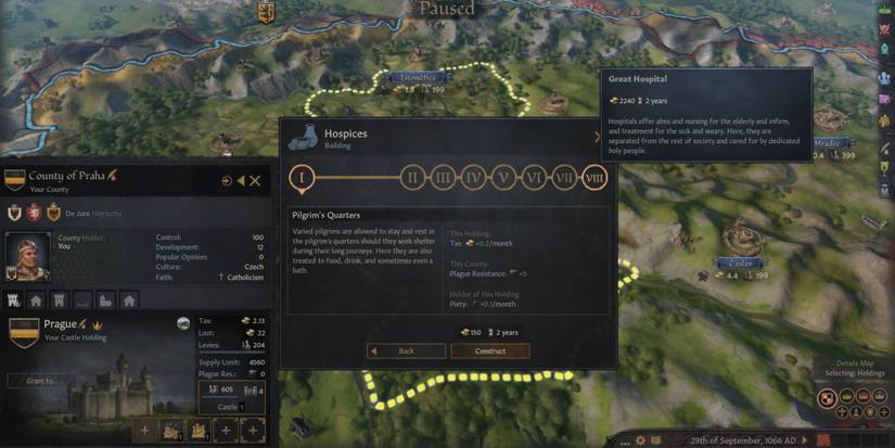 Crusader Kings 3 Hospices Building