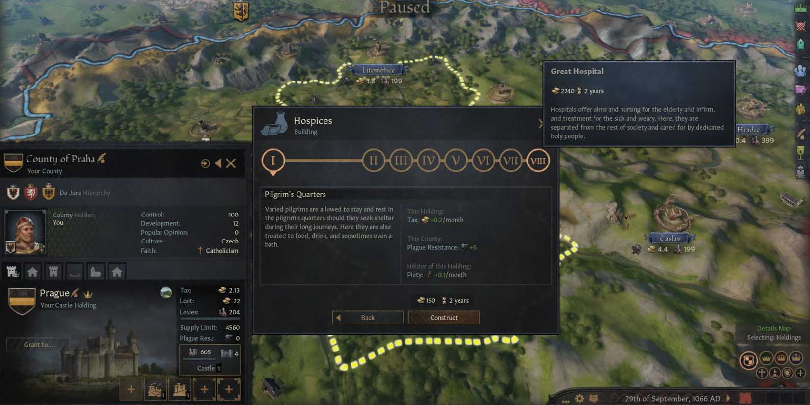 Crusader Kings 3 Hospices Building