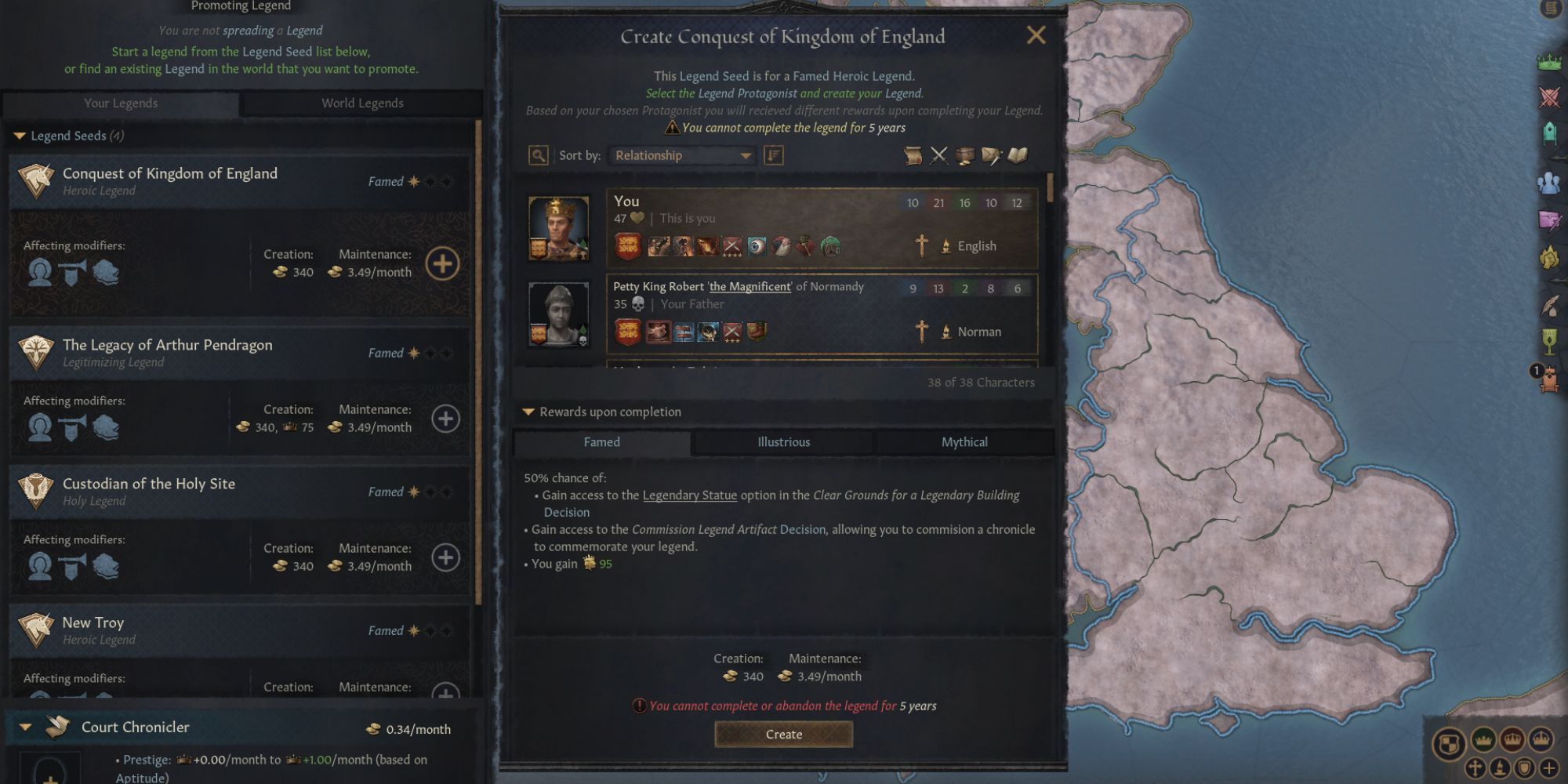 Crusader Kings 3 How To Start A Legend