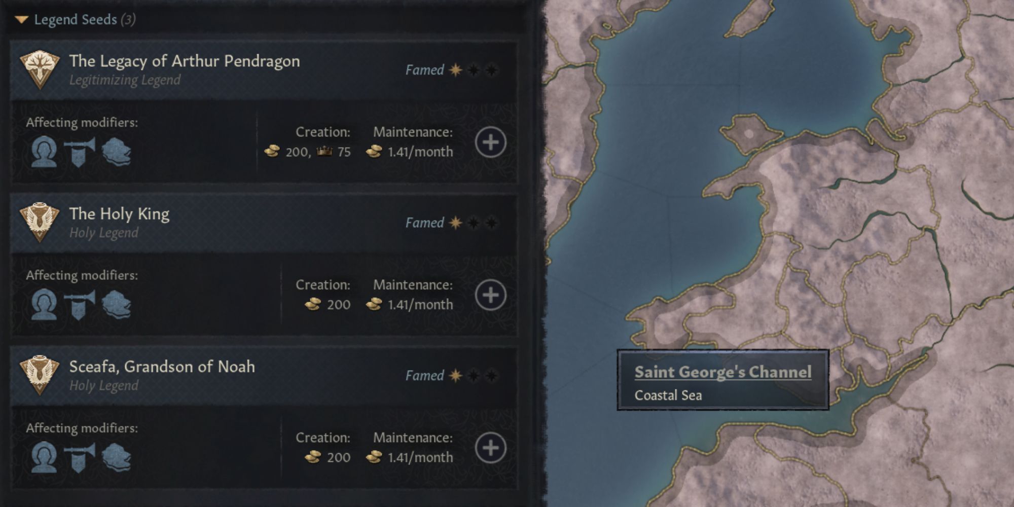 Crusader Kings 3 Legend Seeds