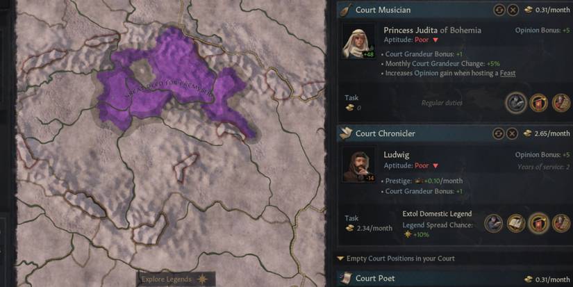 Crusader Kings 3 Musician, Chronicler, & Poet