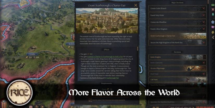 Crusader Kings 3 Regional Immersion and Cultural Enrichment mod