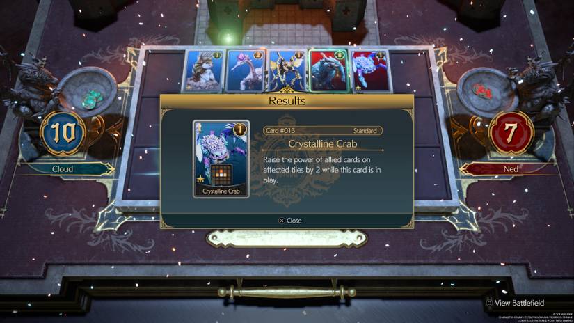 Crystalline Crab Reward for defeating Ned  Final Fantasy 7 Rebirth