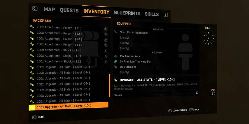 Custom Weapon Upgrades mod for Dying Light