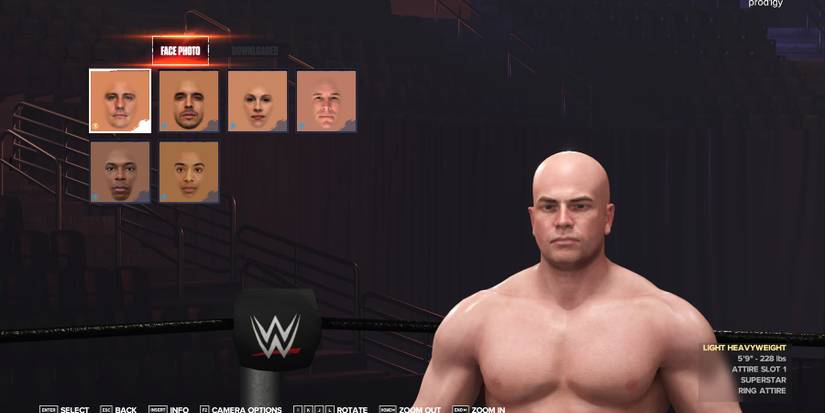 customizing face in wwe 2k24