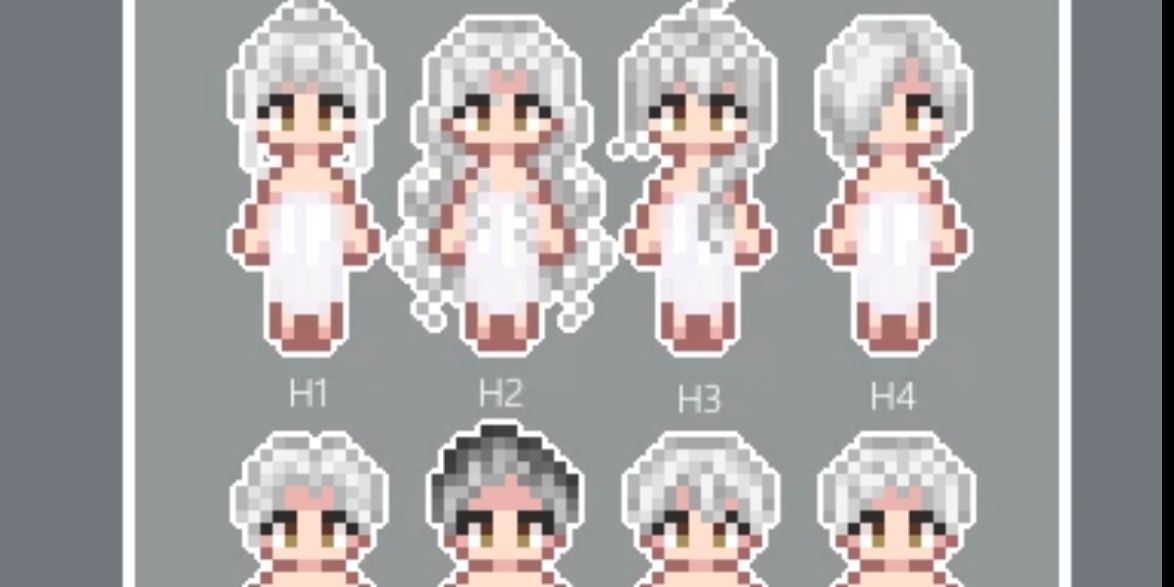 Daily Hairstyles mod for Stardew Valley