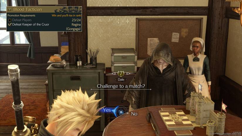 Dale in Queen's Blood Final Fantasy 7 Rebirth