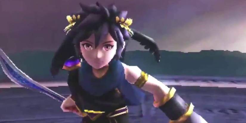 Dark Pit with his arrow drawn