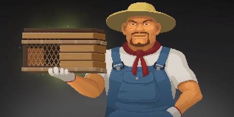 Otto holding the Crab Trap in Dave the Diver