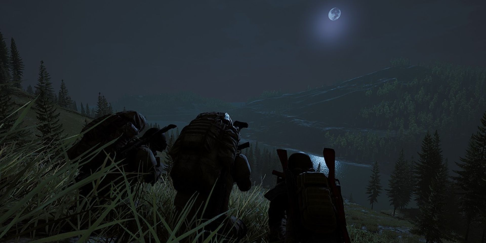 Three players hiding together in Deadside