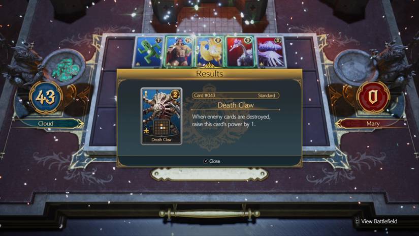 Death Claw Reward for defeating Mary Final Fantasy 7 Rebirth