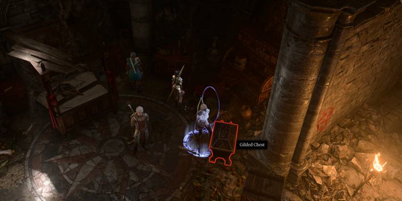 defiled temple gilded chest