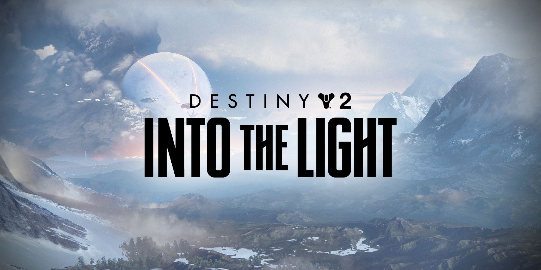Destiny 2 Into the Light logo over Red War background
