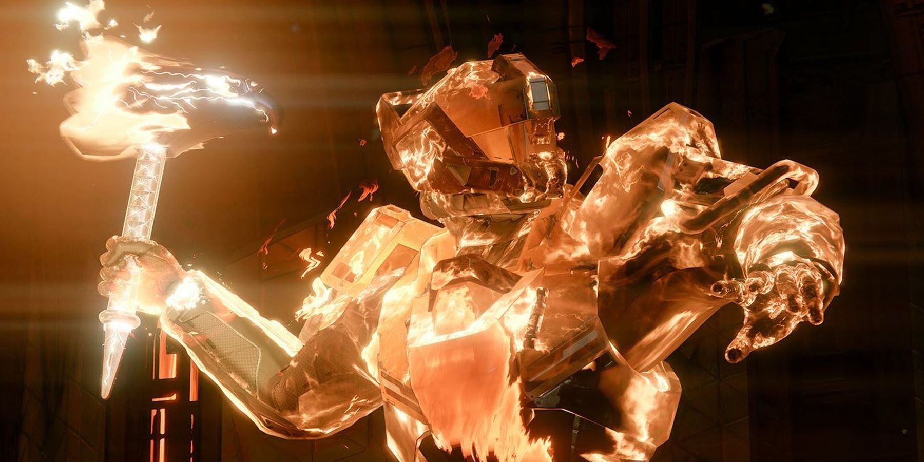 Destiny 2 Solar Titan Hammer
