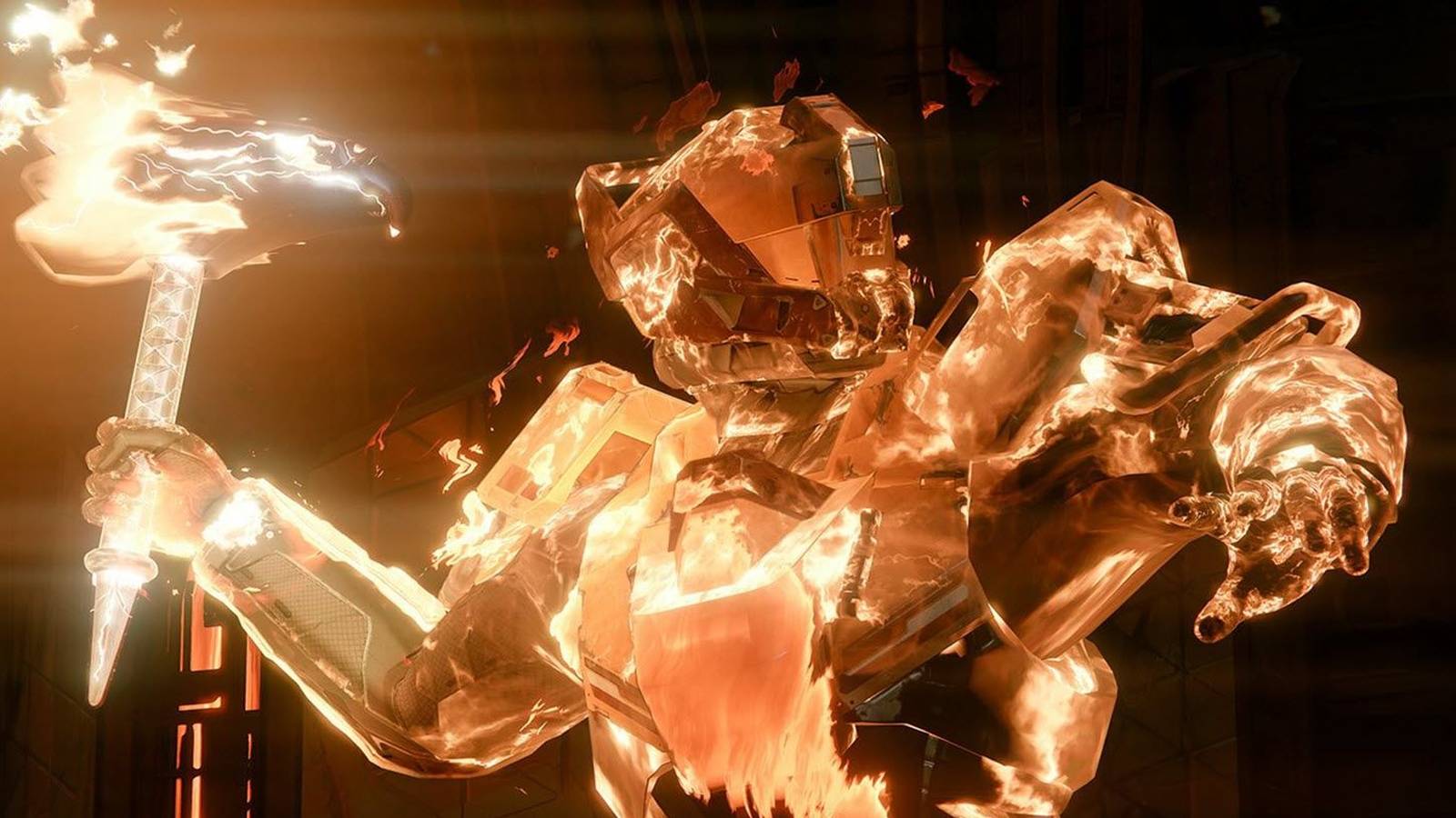 Destiny 2 Solar Titan Hammer